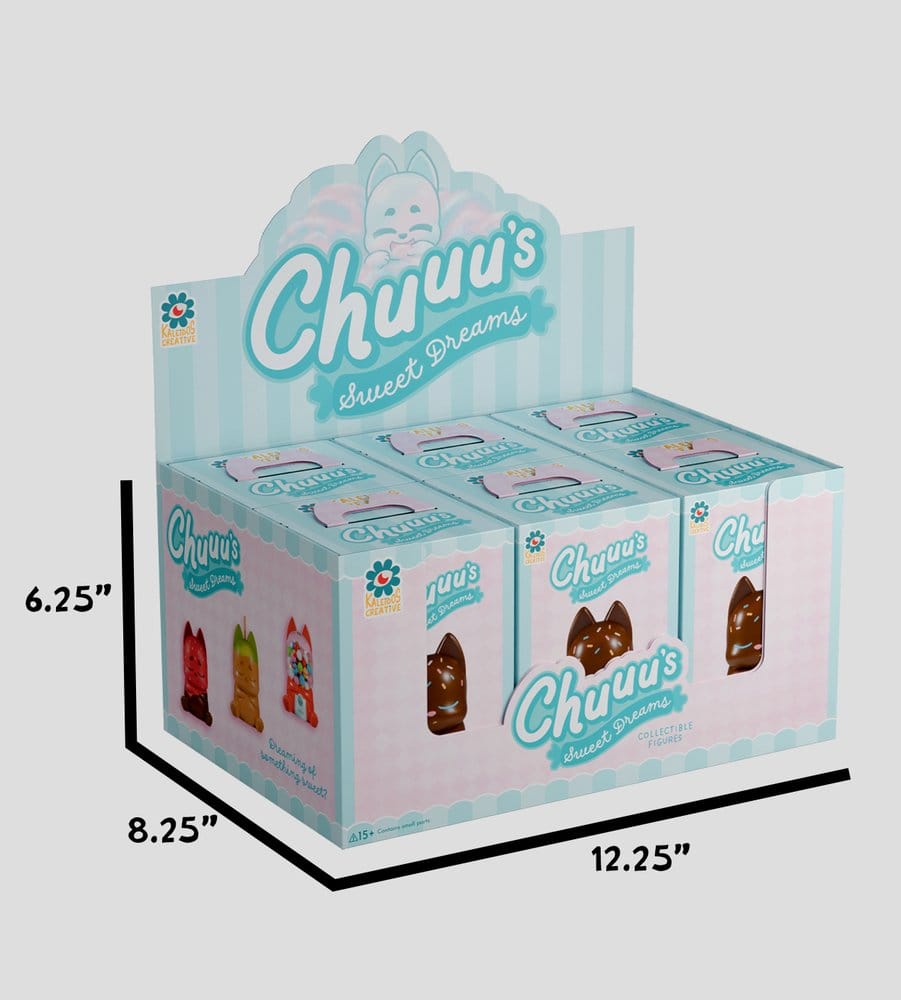 Chuuu Vinyl Figuras Mini S2 Sweet Treats 11 cm Blind Box Expositor (6)