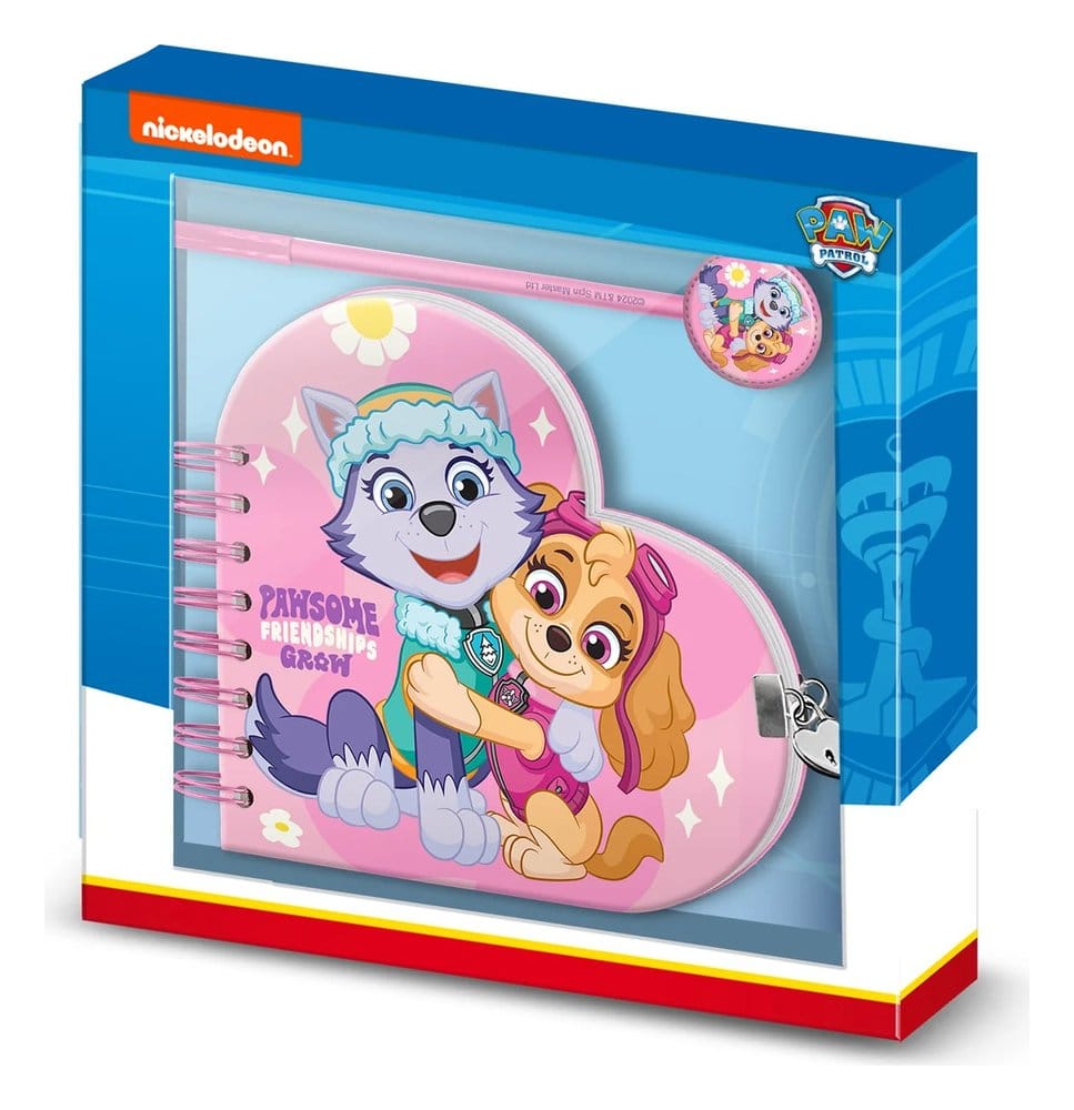 PAW Patrol Libreta con bolígrafo Set de regalo Pawsome Friendships Grow Frikytopia