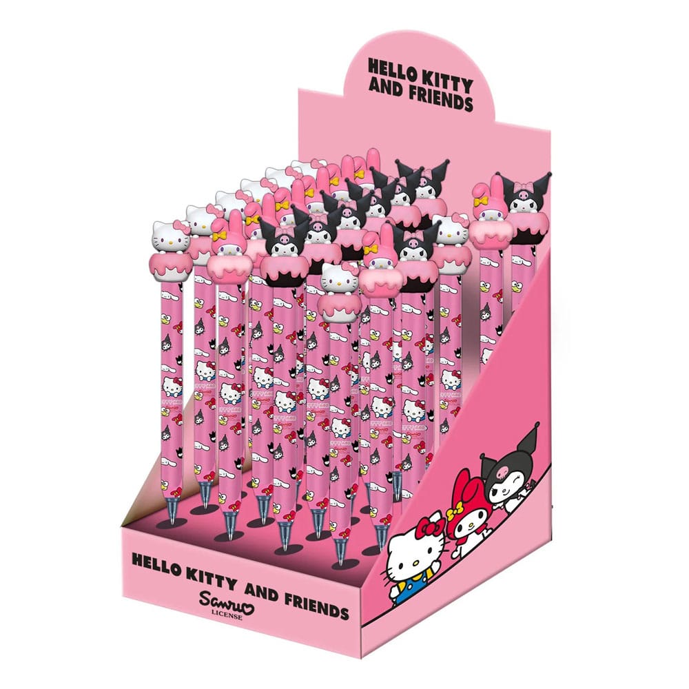 Hello Kitty Bolígrafo de gel borrable Expositor (24) Frikytopia