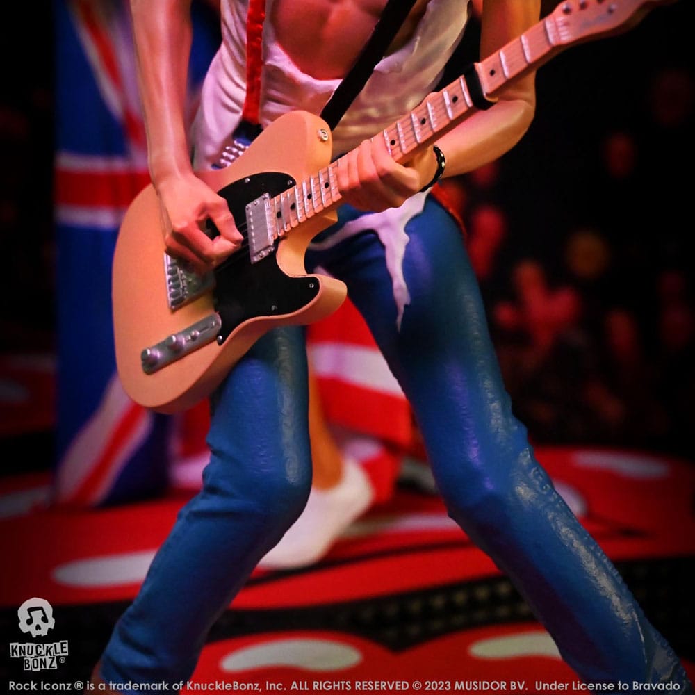 The Rolling Stones Estatua Rock Iconz Keith Richards (Tattoo You Tour 1981) 22 cm