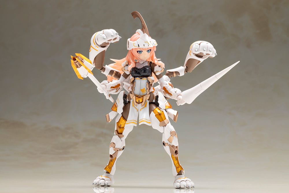 Frame Arms Girl Maqueta Plastic Model Kit Durga I Cat Armor Ver. Calico 16 cm