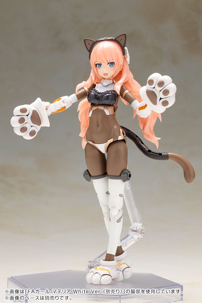 Frame Arms Girl Maqueta Plastic Model Kit Durga I Cat Armor Ver. Calico 16 cm