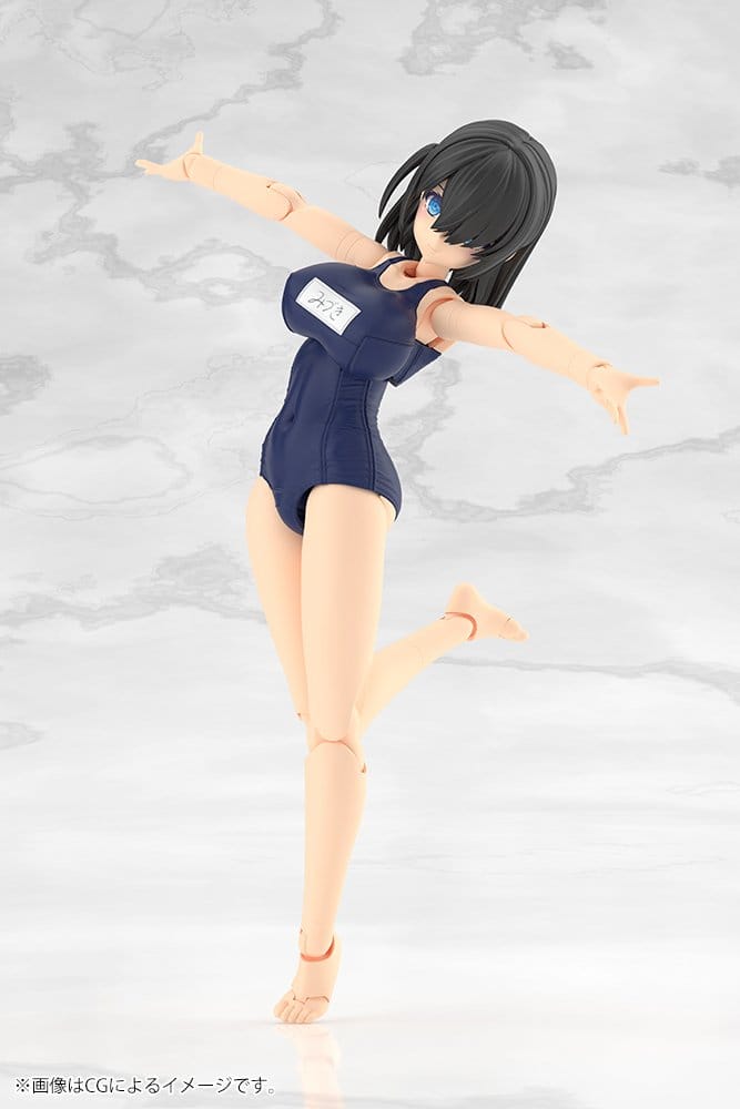 Frame Arms Girl Maqueta Plastic Model Kit Mizuki School Swimsuits Ver. 16 cm
