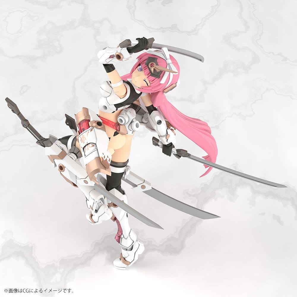 Frame Arms Girl Maqueta Plastic Model Kit Grand Scale Magatsuki Kikka 25 cm