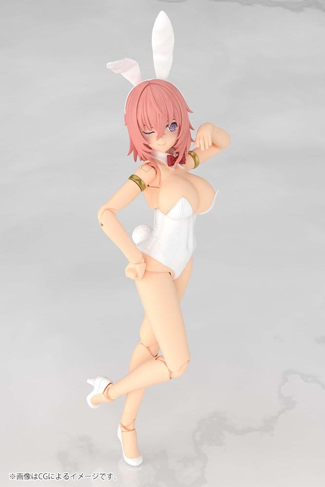 Frame Arms Girl Maqueta Plastic Model Kit Durga I Bunny Style White 18 cm