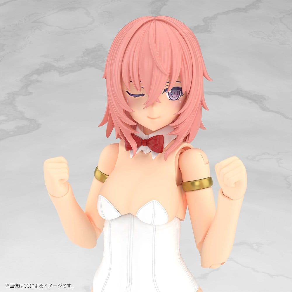 Frame Arms Girl Maqueta Plastic Model Kit Durga I Bunny Style White 18 cm