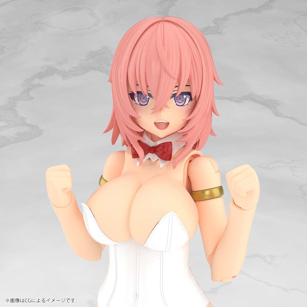 Frame Arms Girl Maqueta Plastic Model Kit Durga I Bunny Style White 18 cm