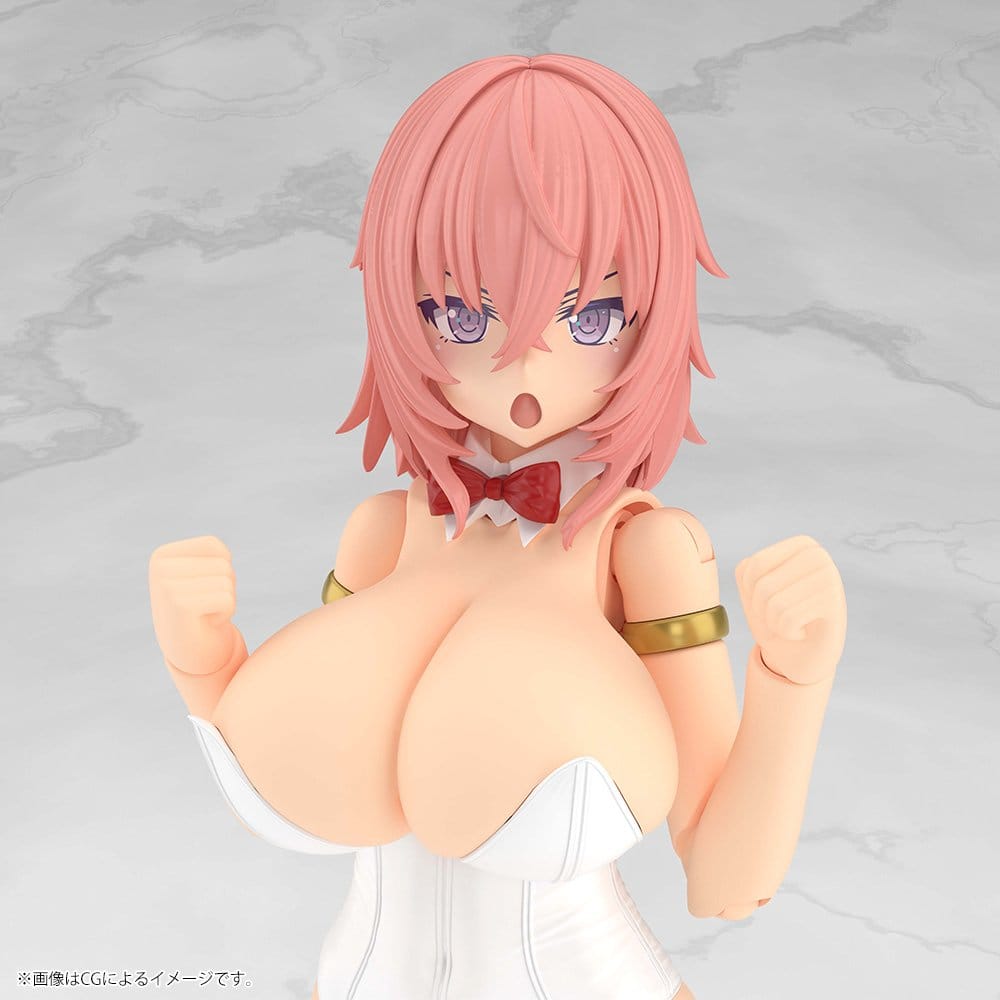 Frame Arms Girl Maqueta Plastic Model Kit Durga I Bunny Style White 18 cm