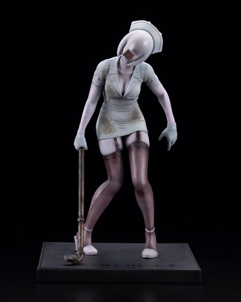 Silent Hill 2 Estatua Oshi Works PVC Bubble Head Nurse 22 cm