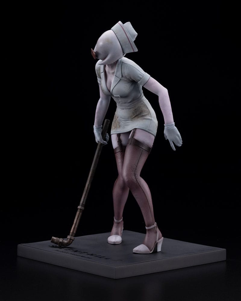 Silent Hill 2 Estatua Oshi Works PVC Bubble Head Nurse 22 cm