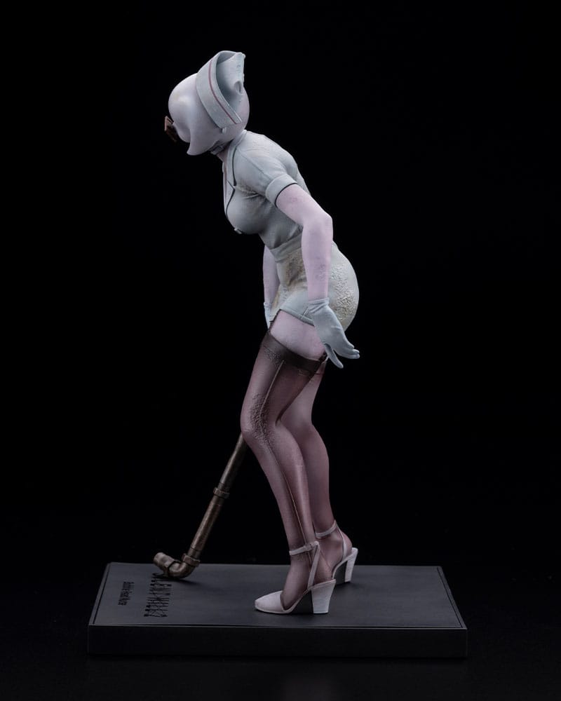 Silent Hill 2 Estatua Oshi Works PVC Bubble Head Nurse 22 cm