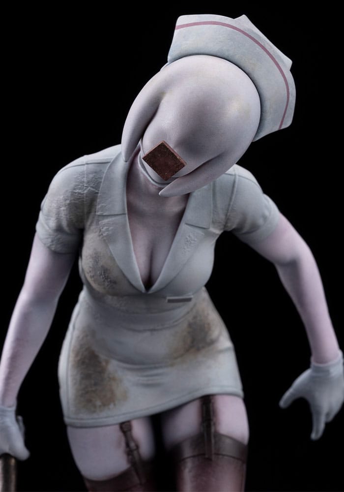 Silent Hill 2 Estatua Oshi Works PVC Bubble Head Nurse 22 cm