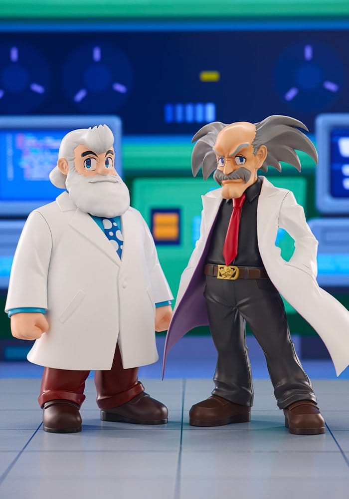 Mega Man Pack de 2 Figuras PVC Oshi Works Dr. Wily &amp; Dr. Light Frikytopia