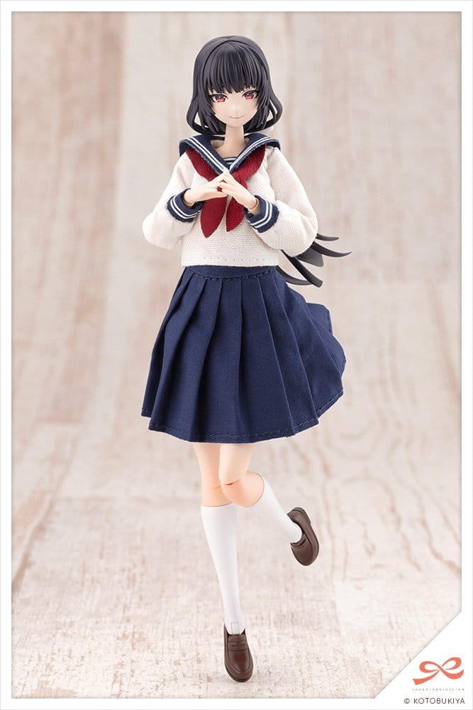 Sousaishojoteien Maqueta Plastic Model Kit 1/10 Kiru Pla Kuon Yakushiji Touou High School Uniform 16 cm