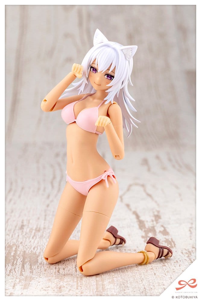 Sousaishojoteien Maqueta Plastic Model Kit 1/10 Animal Ears Emulator Swim Style Dreaming Style Twilight Cat 17 cm