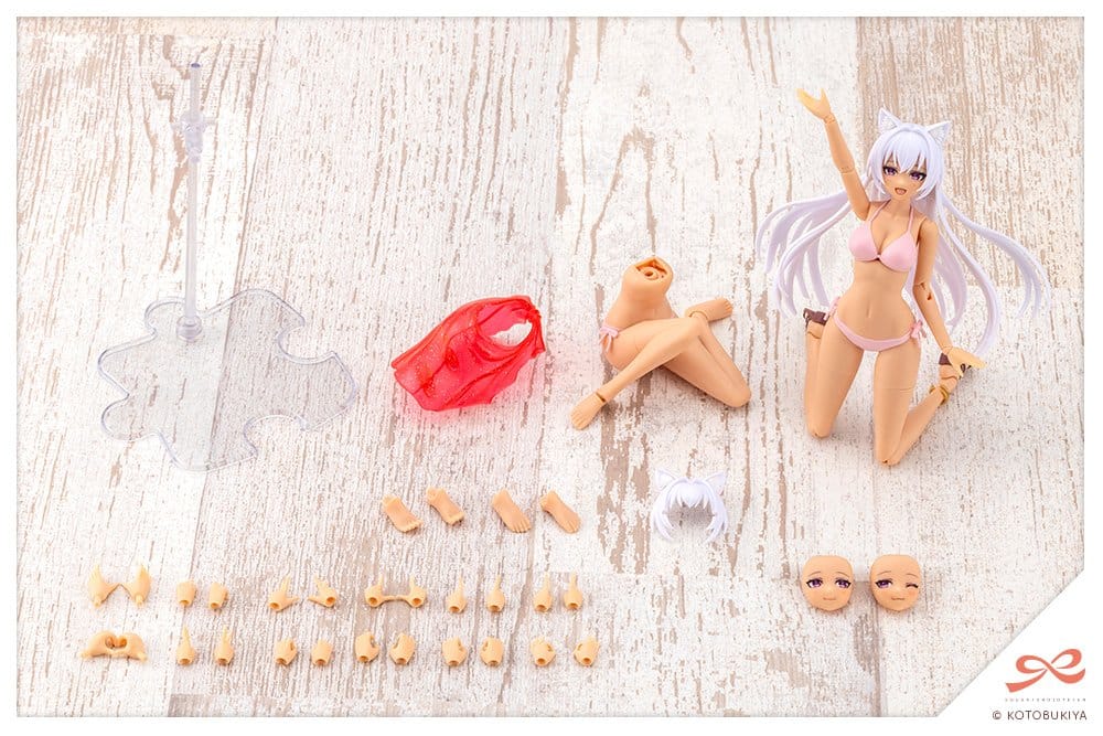 Sousaishojoteien Maqueta Plastic Model Kit 1/10 Animal Ears Emulator Swim Style Dreaming Style Twilight Cat 17 cm