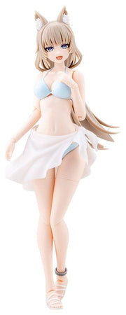 Sousaishojoteien Maqueta Plastic Model Kit 1/10 Animal Ears Emulator Swim Style 17 cm