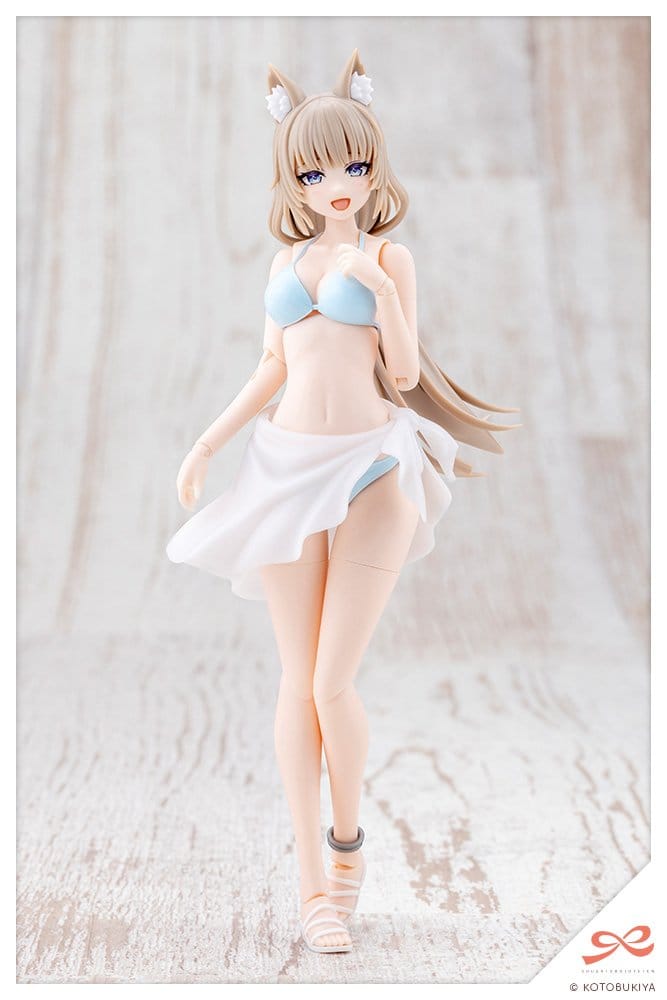Sousaishojoteien Maqueta Plastic Model Kit 1/10 Animal Ears Emulator Swim Style 17 cm