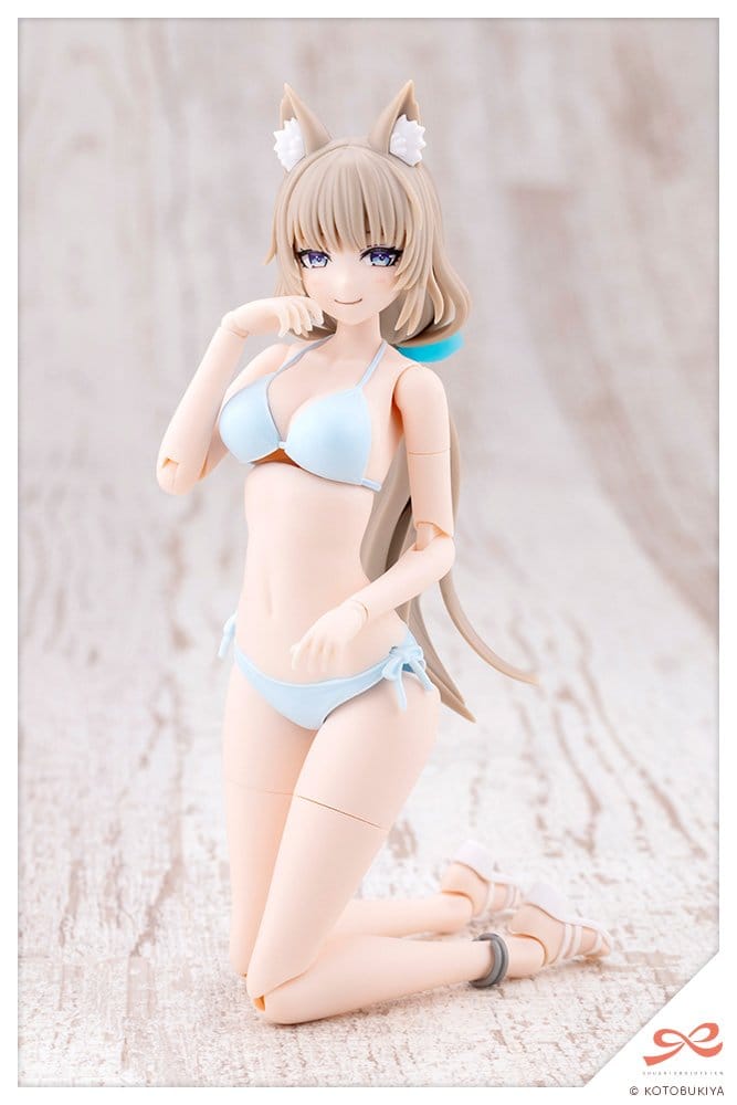 Sousaishojoteien Maqueta Plastic Model Kit 1/10 Animal Ears Emulator Swim Style 17 cm