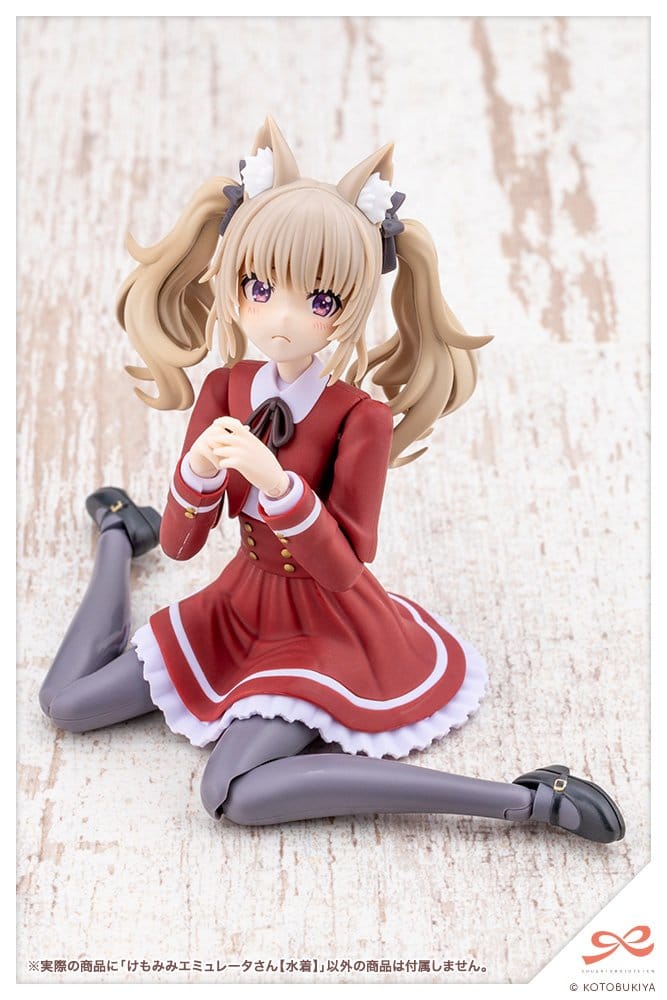 Sousaishojoteien Maqueta Plastic Model Kit 1/10 Animal Ears Emulator Swim Style 17 cm