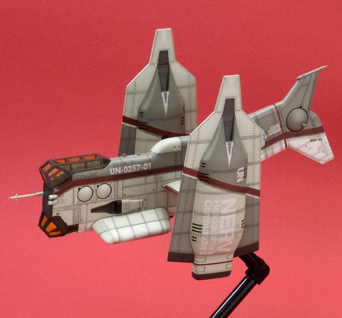 Evangelion: 3.0 Maqueta Plastic Model Kit 1/100 Vertical Take-Off & Landing Aircraft YAGR-N101 (Reproduction) 19 cm