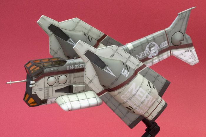 Evangelion: 3.0 Maqueta Plastic Model Kit 1/100 Vertical Take-Off & Landing Aircraft YAGR-N101 (Reproduction) 19 cm