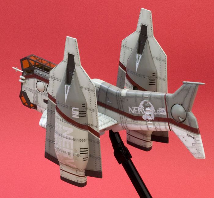 Evangelion: 3.0 Maqueta Plastic Model Kit 1/100 Vertical Take-Off & Landing Aircraft YAGR-N101 (Reproduction) 19 cm