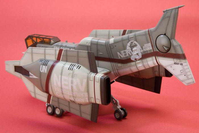 Evangelion: 3.0 Maqueta Plastic Model Kit 1/100 Vertical Take-Off & Landing Aircraft YAGR-N101 (Reproduction) 19 cm