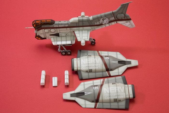 Evangelion: 3.0 Maqueta Plastic Model Kit 1/100 Vertical Take-Off & Landing Aircraft YAGR-N101 (Reproduction) 19 cm