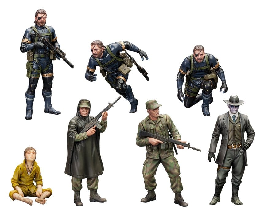 Metal Gear Solid V Figuras Plastic Model Kit 1/35 Metal Gear Solid Ground Zero Set 5 cm Frikytopia