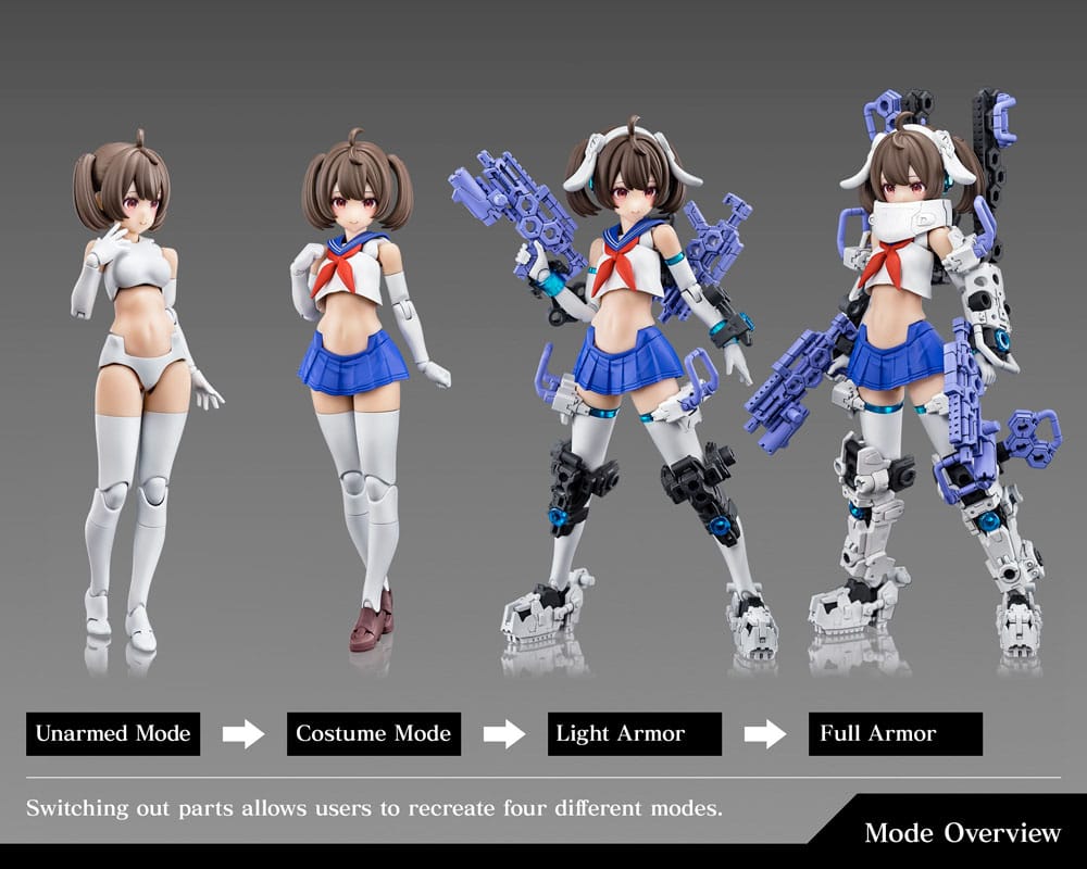 Megami Device Maqueta Plastic Model Kit 1/1 Buster Doll Gunner 16 cm