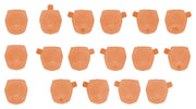 Megami Device M.S.G. Accesorios para Maquetas Plastic Model Kit 1/1 10 Face Set Puni Mofu 01 Skin Color E