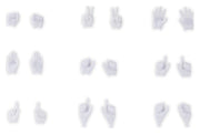 Megami Device M.S.G. Accesorios para Maquetas Plastic Model Kit 1/1 09 Hand Set Skin Color White