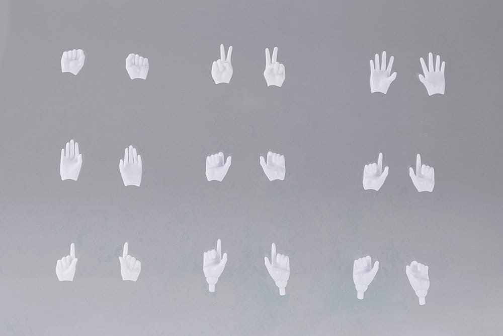 Megami Device M.S.G. Accesorios para Maquetas Plastic Model Kit 1/1 09 Hand Set Skin Color White