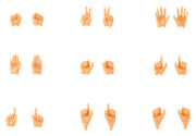 Megami Device M.S.G. Accesorios para Maquetas Plastic Model Kit 1/1 09 Hand Set Skin Color E