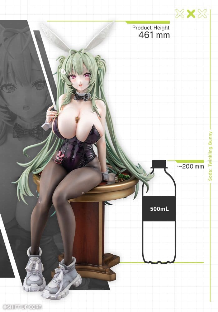 Goddess of Victory: Nikke Figura PVC 1/4 Soda: Twinkling Bunny 47 cm