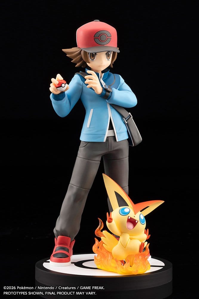 Pokémon Figura PVC 1/8 ARTFX J Hilbert with Victini 20 cm