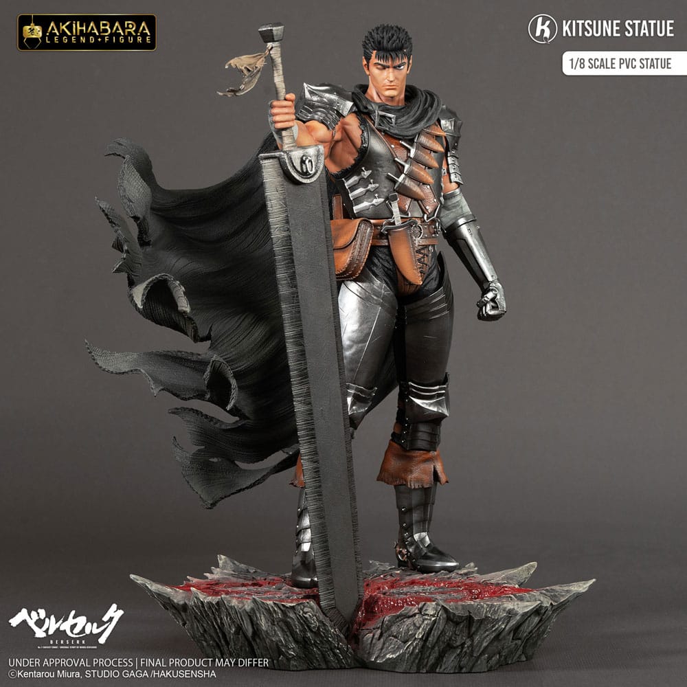 Berserk Estátua PVC Akihabara Legend Figure 1/8 Guts 30 cm Frikytopia