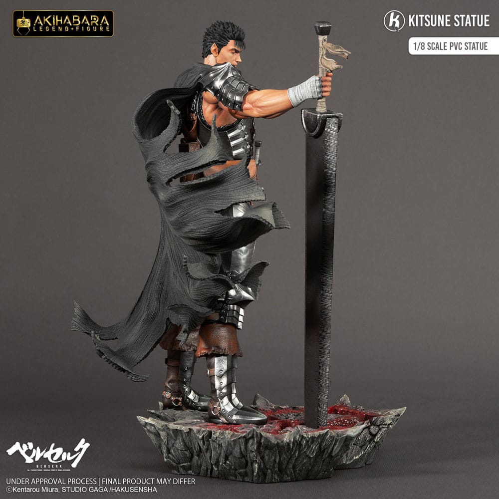 Berserk Estátua PVC Akihabara Legend Figure 1/8 Guts 30 cm