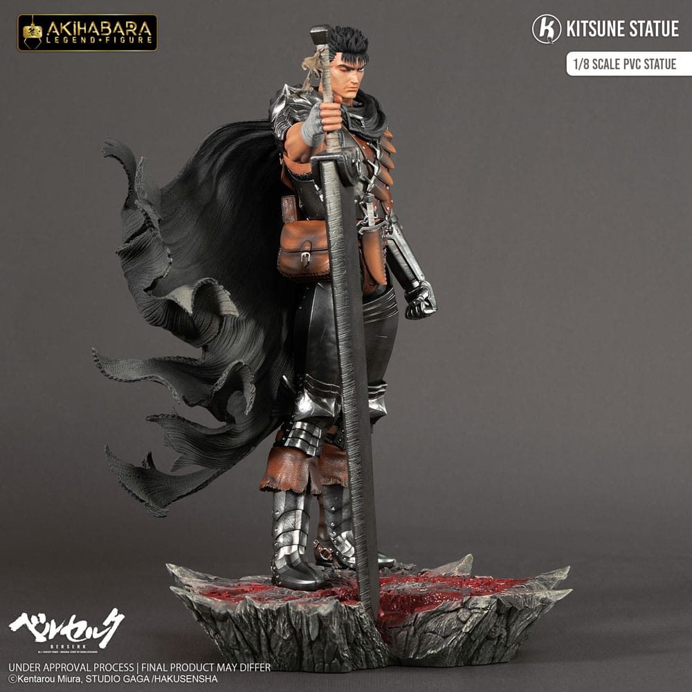 Berserk Estátua PVC Akihabara Legend Figure 1/8 Guts 30 cm