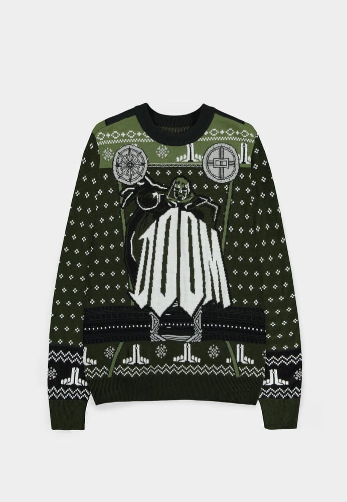 Marvel Sudadera navideña Avengers: Doomsday - Dr. Doom Talla L