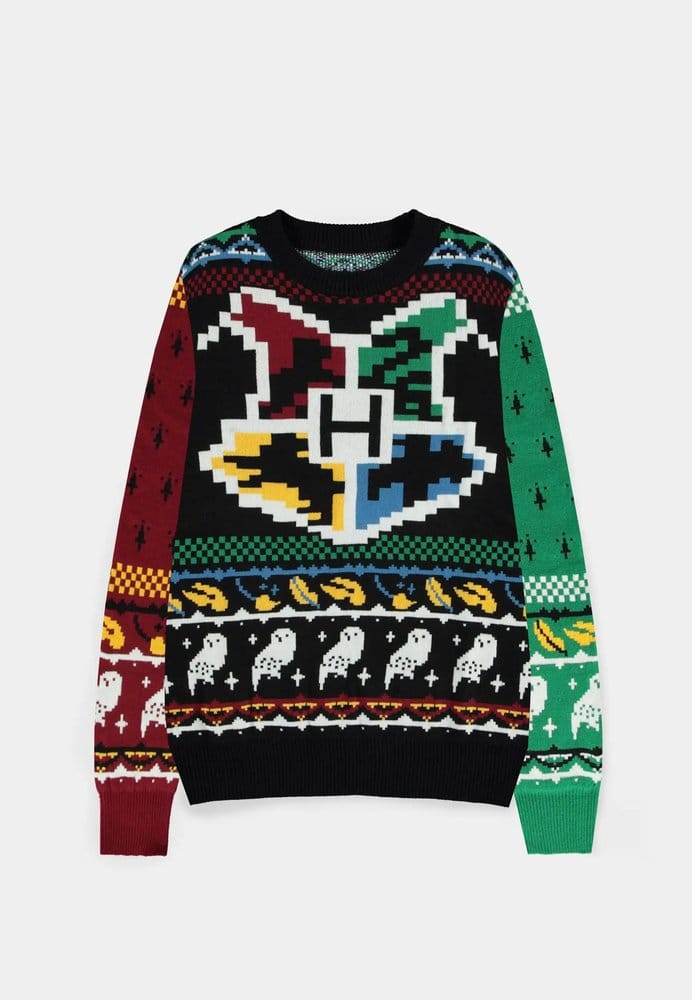 Harry Potter Sudadera navideña Hogwarts Talla L