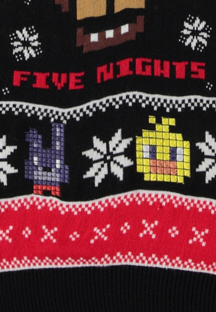 Five Nights at Freddy's sudadera Survived Five Nights (Christmas Jumper) talla L