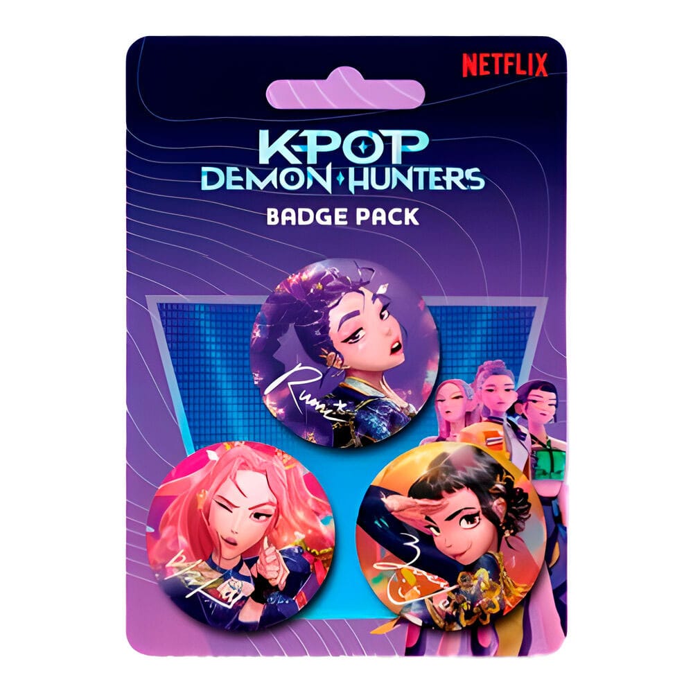 KPop Demon Hunters Pack 3 Chapas Frikytopia
