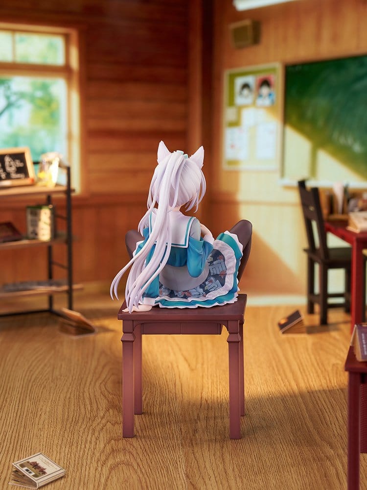 Senren*Banka Figura PVC 1/7 Yoshino Tomotake Animal Ears School Uniform Ver. 21 cm