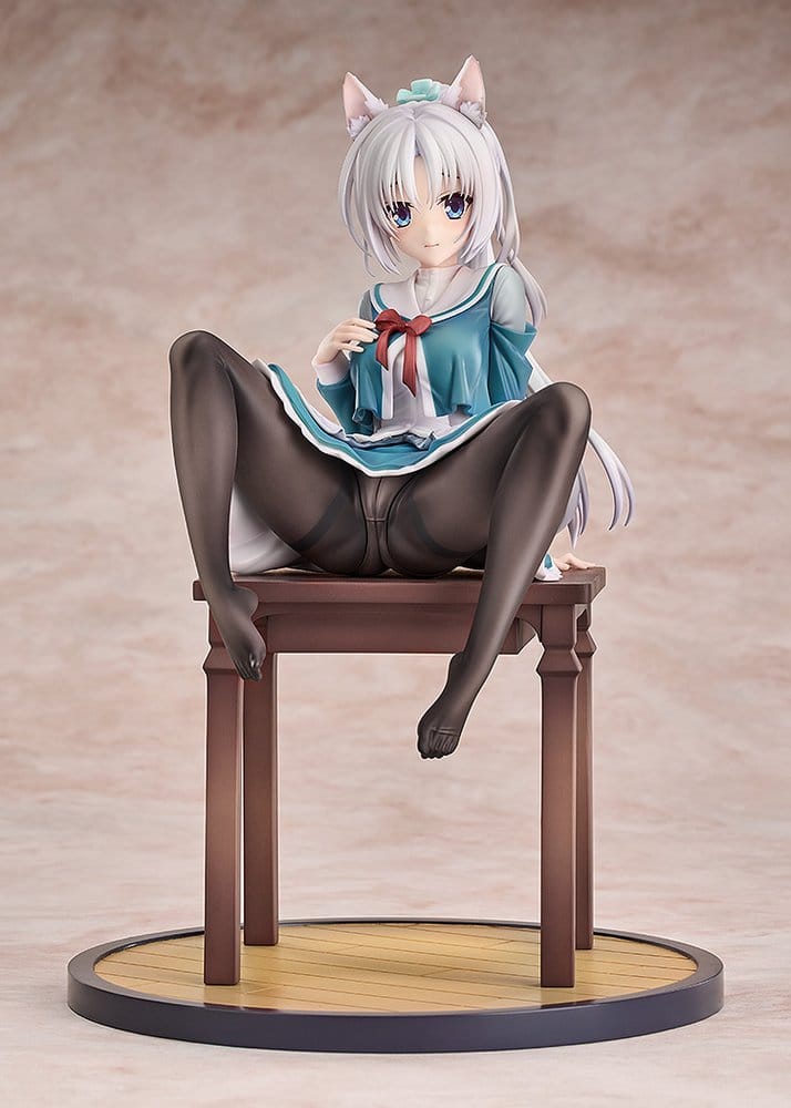 Senren*Banka Figura PVC 1/7 Yoshino Tomotake Animal Ears School Uniform Ver. 21 cm