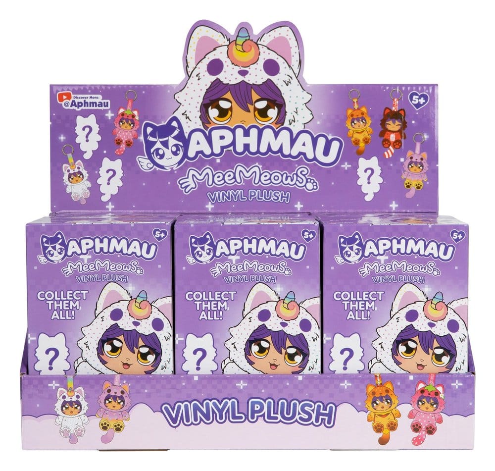 Aphmau Colgante para bolso de peluche de vinilo Blind Box Display (6) Frikytopia