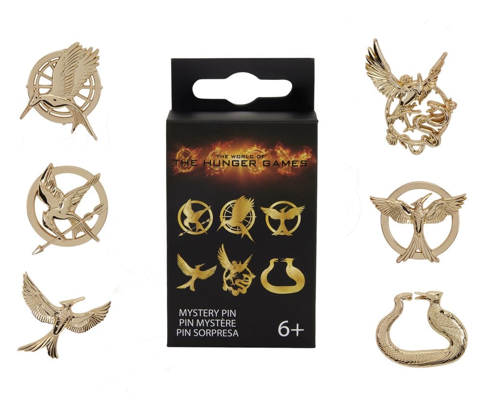 The Hunger Games by Loungefly Pins esmaltados Bluey Characters Blind Display (12)