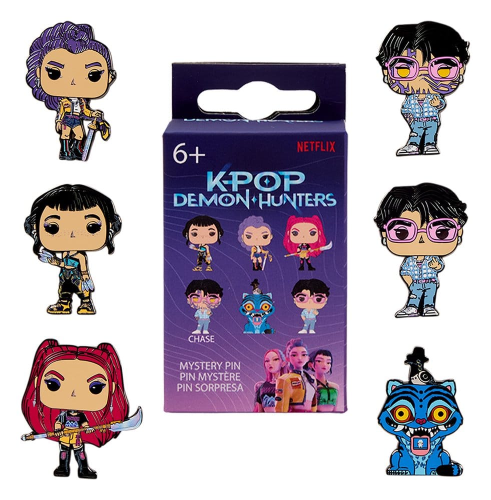 KPop Demon Hunters by Loungefly Pins Esmaltados Expositores Surpresa (12) Frikytopia