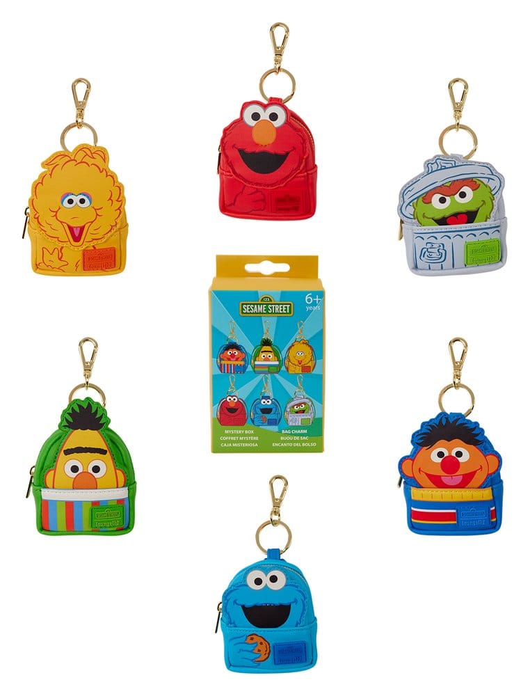 Sesame Street by Loungefly Llavero Blind Box Mini Backpack Surtido (15)